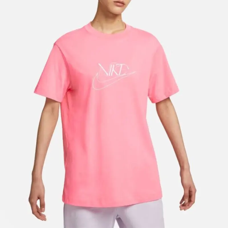 

Оригинальная женская спортивная дышащая футболка Nike New Season с короткими рукавами FB8204-611