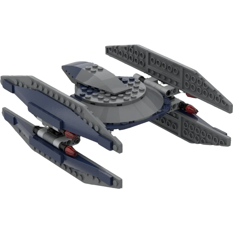161pcs MOC Star Battle CIS Vulture Droid Versie 2.0 Modelbouw Speelgoed Blokken Kerstcadeaus Architectuur Idee Steentjes Kinderen
