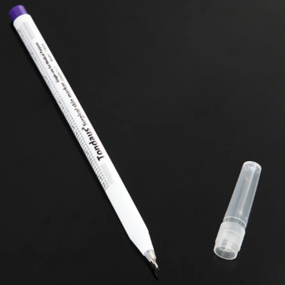 New semi-Permanent Marker Surgical Skin Marker Pen Ruler Tool Tattoo Piercing Permanent Eyebrow Measure