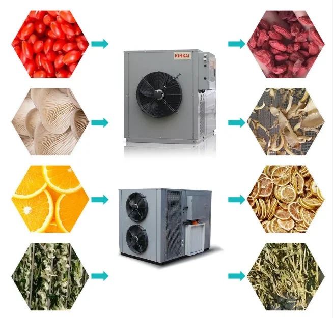 Fruit and vegetable meat high quality large capacity hot drying equipment - heat pump  fruit dryer