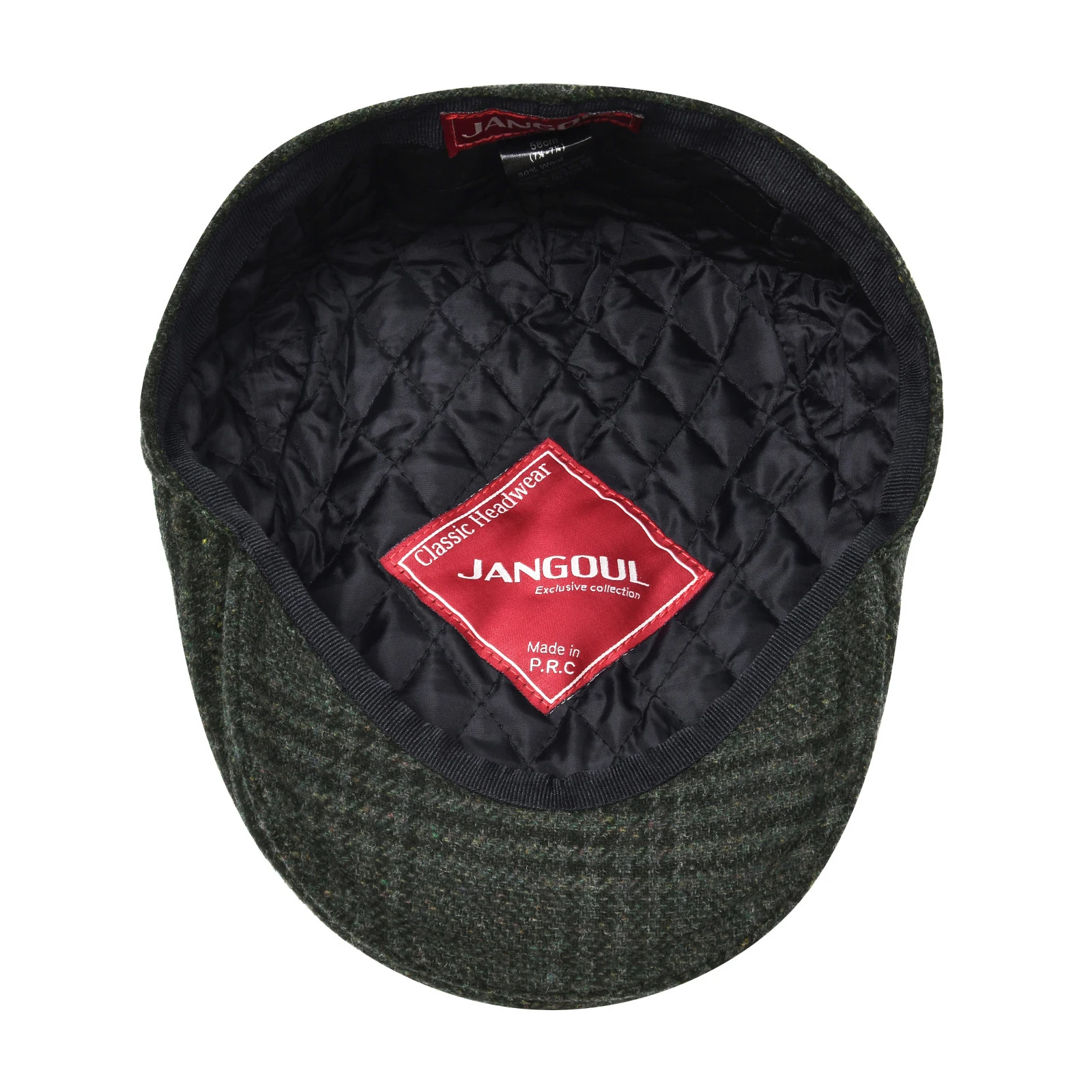 JANGOUL Berretti da strillone da uomo Berretto piatto in misto lana Cappello caldo invernale Cappelli da guida Gastby Ivy Caps per uomo Berretto britannico vintage