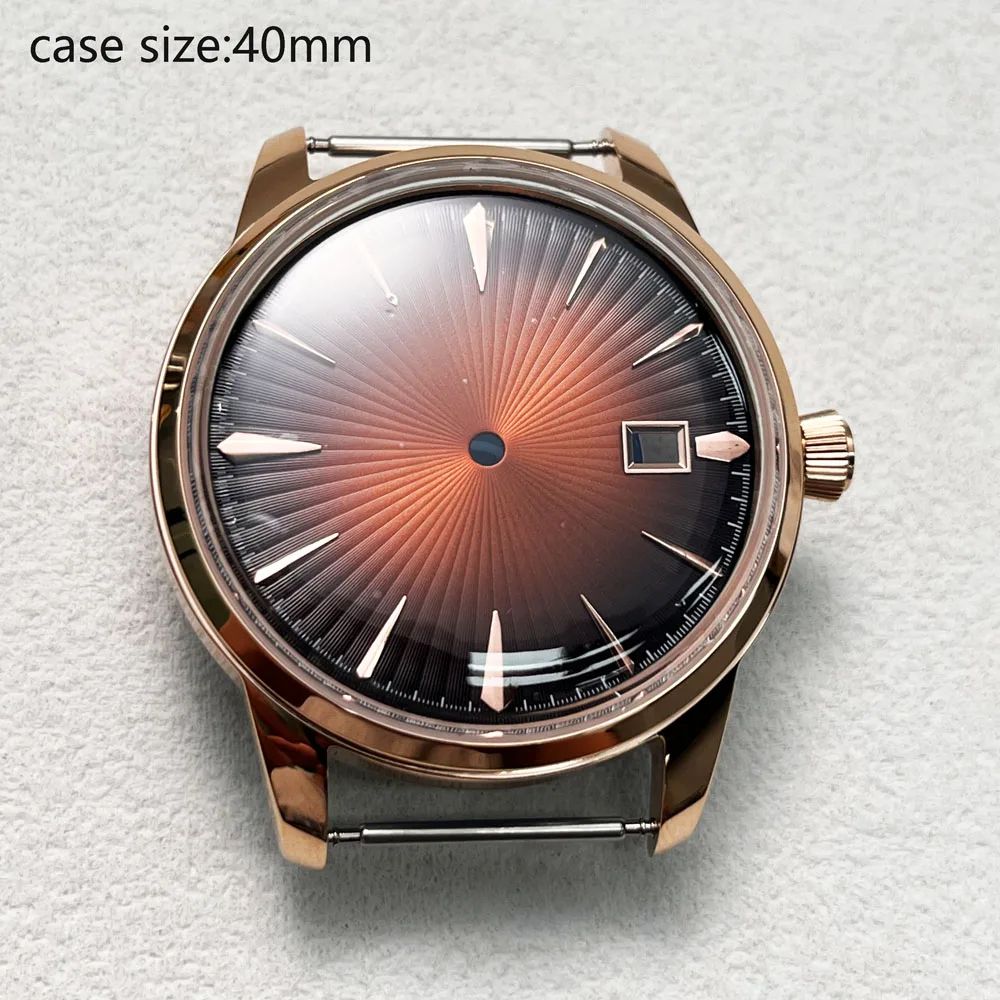 قرص بضغط 35 ملم NH35 مع حافظة بريساج 40 ملم مناسبة لحركة NH35 الأوتوماتيكية SRP855J1/SRPG23J1/SRPB46J1 ملحقات الساعة