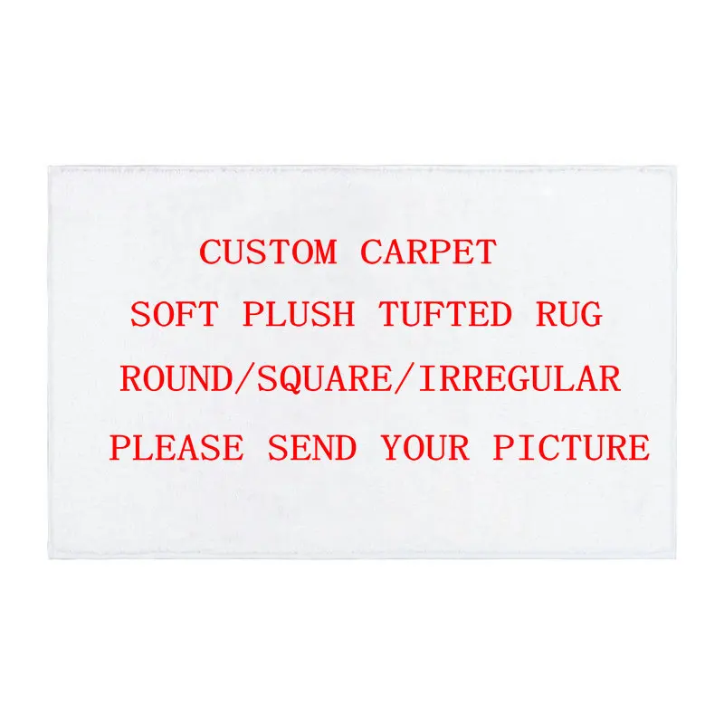 Custom Tufted Rug Carpet Doormat Bathroom Floor Mat for VIP Dropshipping