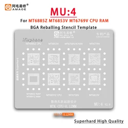 CPU BGA Reballing Stencil For MT6885Z MT6853V MT6768V MT6769V MT6779V MT6885Z MT6891Z MT6758V MT6833V Dimensity 1000 1000L 9000