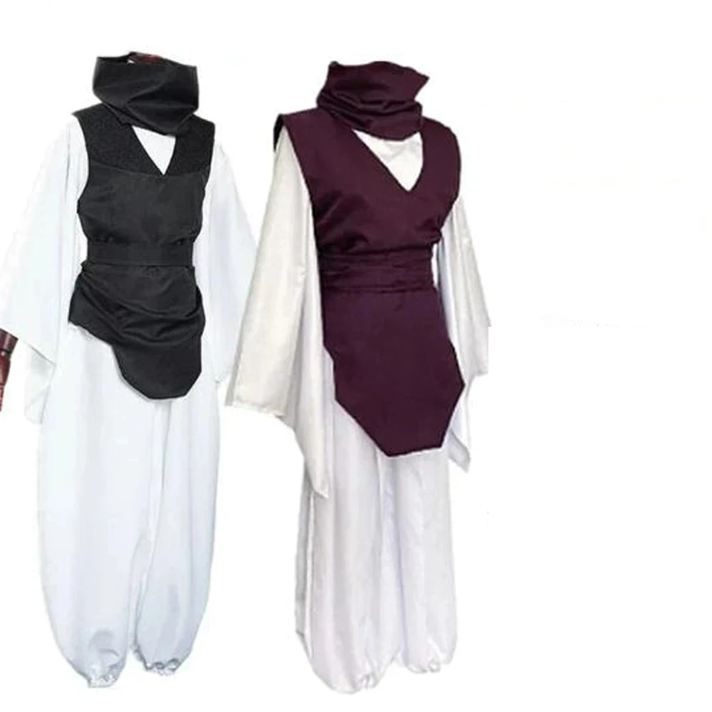 Jujutsu JJK Manga Anime Choso Cosplay Costume Purple Vest Neck Gaiter Belt White Elastic Pants Top Gifts