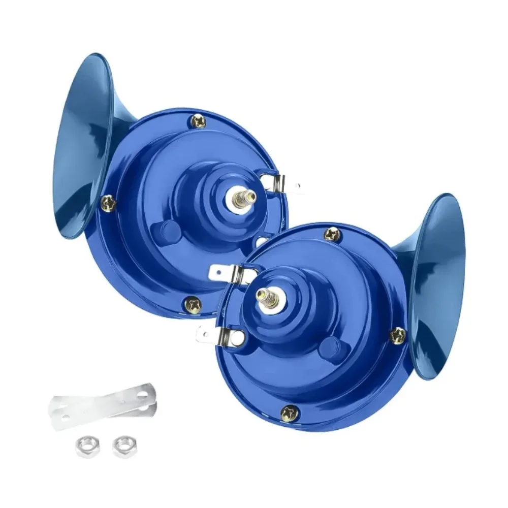Alarma impermeabile ad altissima frequenza per lumache elettrico, adatta per motocicli, auto, camion, ecc. SUV, nave universale 12V2 pezzi