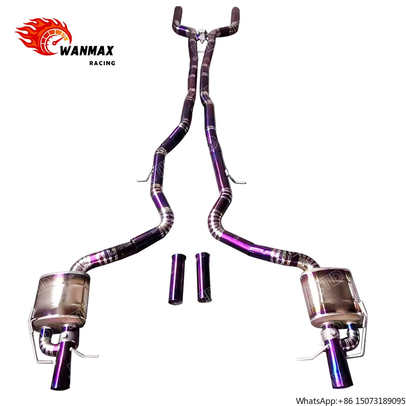 

Titanium Alloy Exhaust Valvetronic Catback for AMG-GT63 GT63S 3 Valves