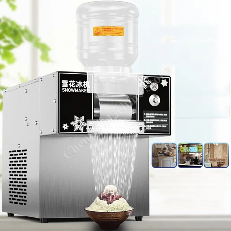 

Snowflake Ice Machine ZB-XBJ60Z Korean Commercial Snow Ice Shaver Machine Water Dispenser Ice Bingsu Machine