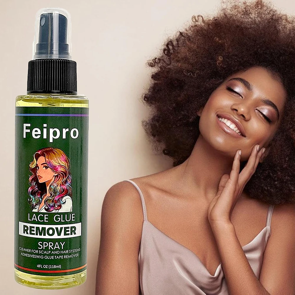 

Средство для удаления клея для волос Feipro 118 мл для крепления кружевных накладных волос, профессиональное средство для наращивания волос, аксессуар для укладки, для использования в салонах красоты