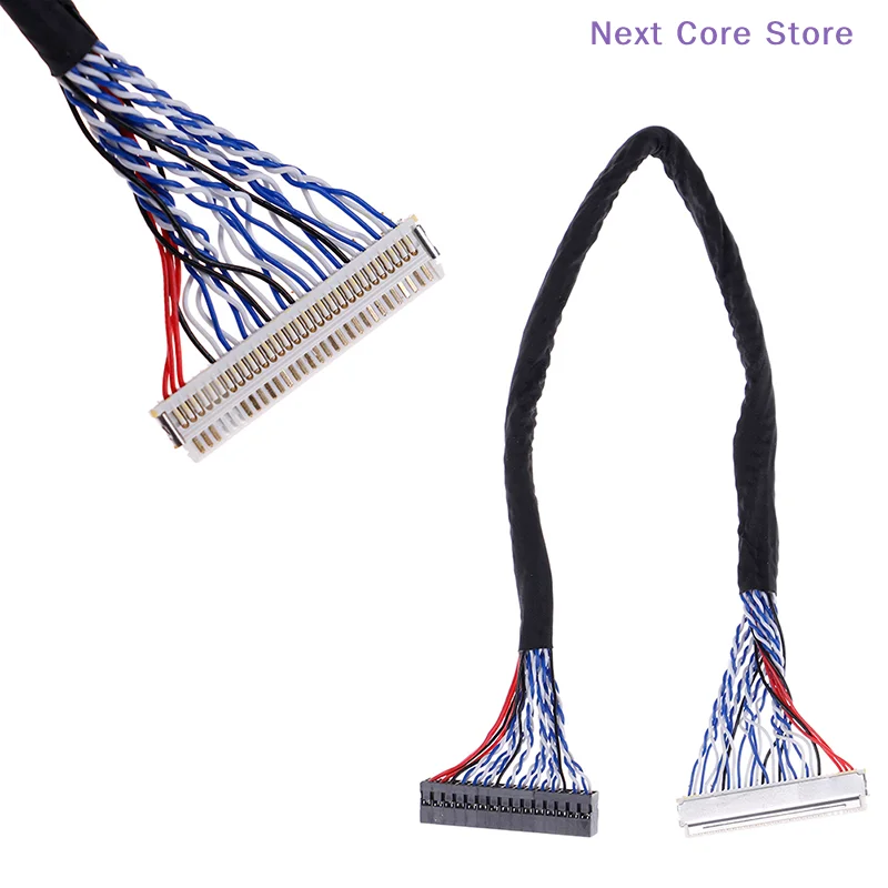 [NC]25CM 8 Bit Lvds Cable Fix-30 Pin 2ch For 17-26inch Lcd/led Panel Controller[NC]