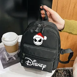 Bonito disney o pesadelo antes do natal jack nova mochila dos desenhos animados moda mini mochila feminina bonito das crianças