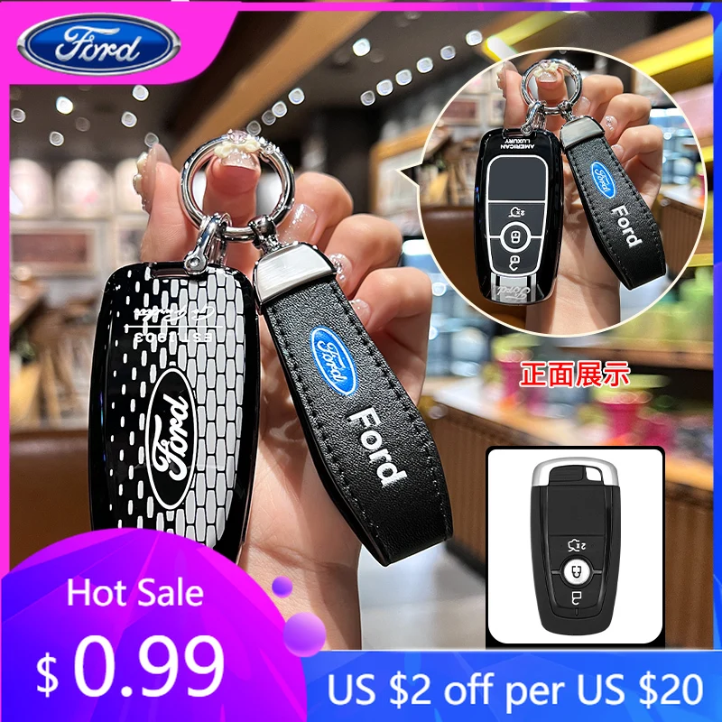 

2025 популярные автомобильные наклейки с 3/4-кнопками, чехол для дистанционного ключа автомобиля, чехол для Ford Fusion Mustang Explorer F150 F250 F350 EcoSport Edge