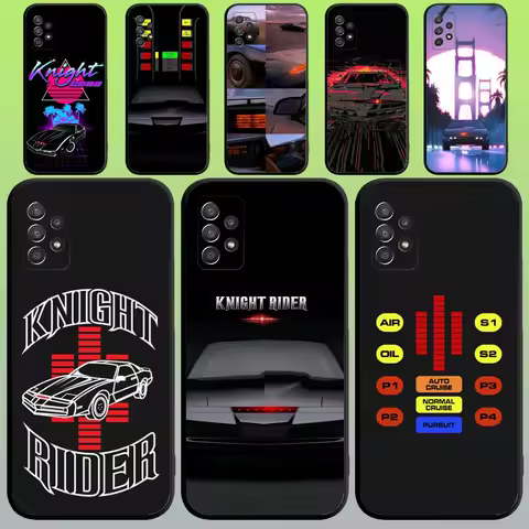 KITT Car Knight Rider Phone Case For Samsung Galaxy A20,A21s,A22,A31,A32,A52,A53,A72,73,A80,A91 Soft Black Cover