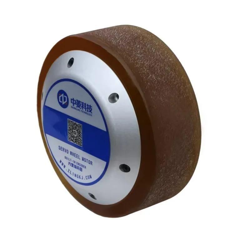 Low Speed High Torque Robot 6.5inch in Wheel 48V 200kg Load 10N.m 4096PPR Encoder Brushless AGV DC Hub Servo Motor view 3