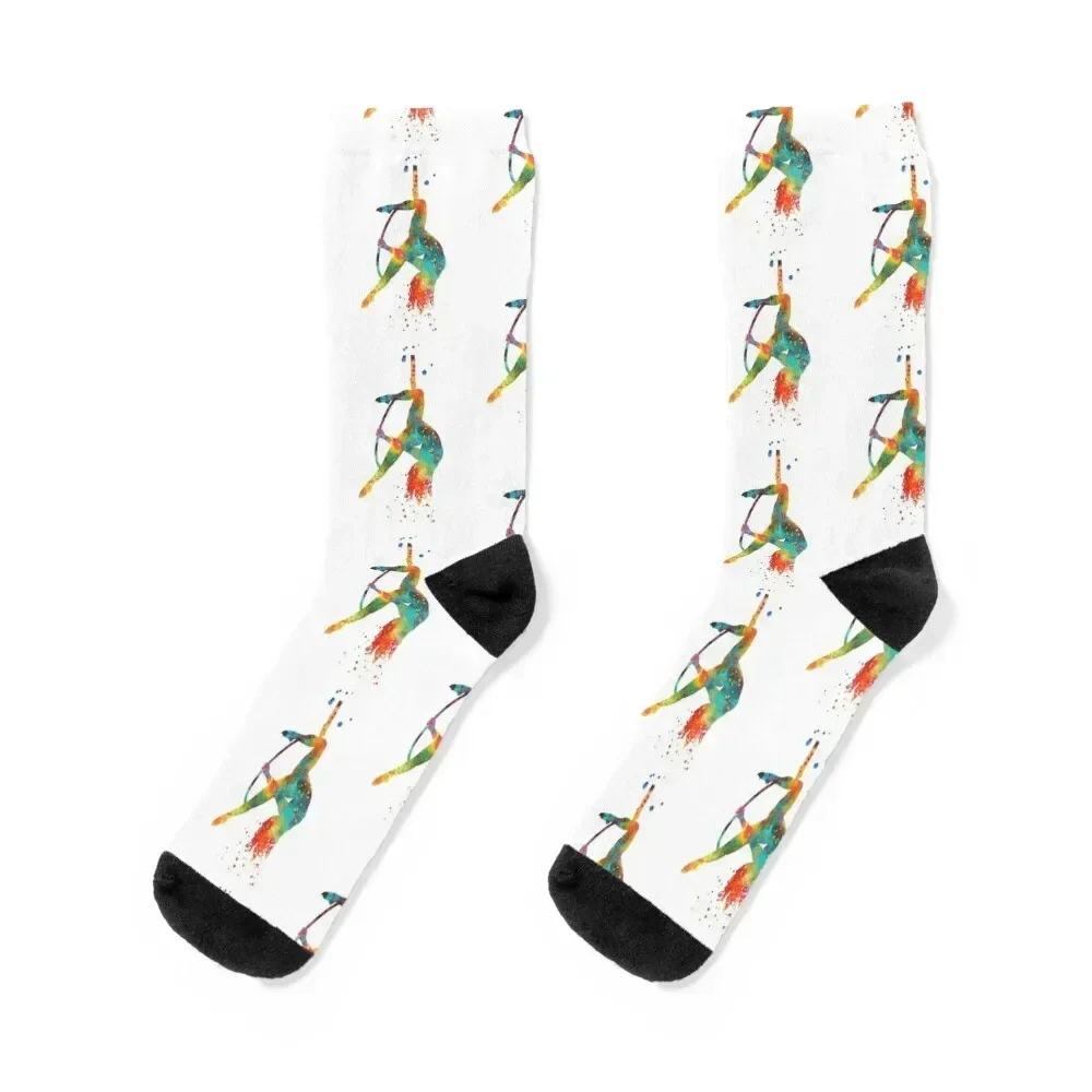 Aerial hoop-lyra Socks aesthetic floral Women's Socks Men's