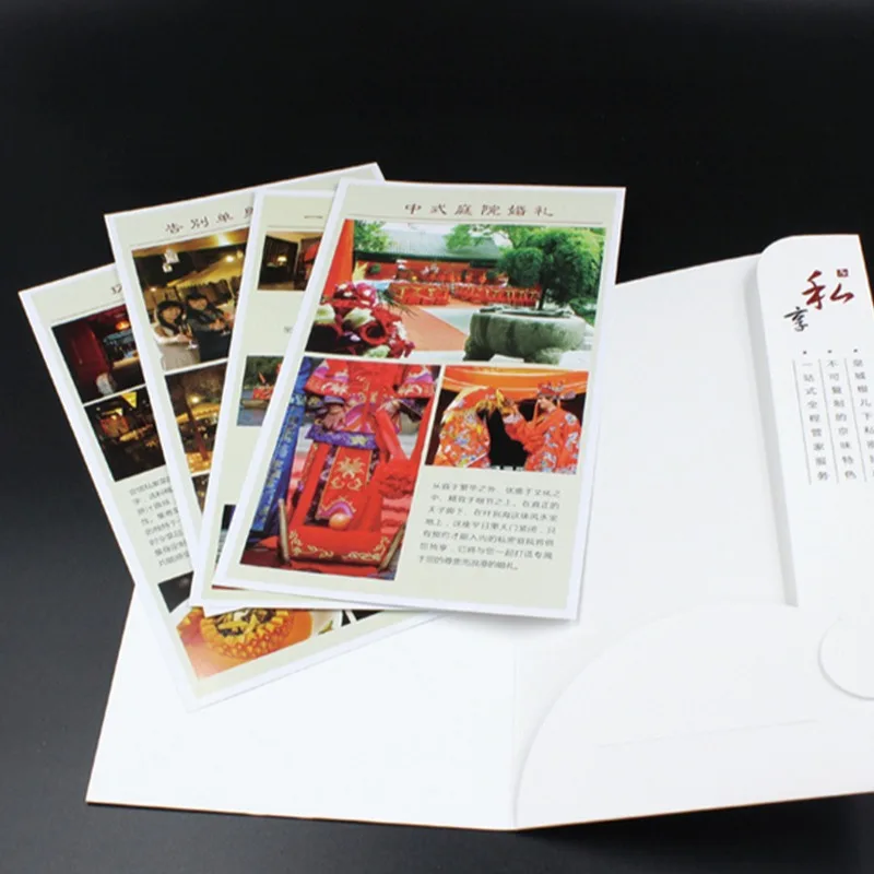 Пользовательский. Печать рекламных альбомов Введение компании Брошюра Складная страница Руководство по производству Английская страница брошюр предприятия