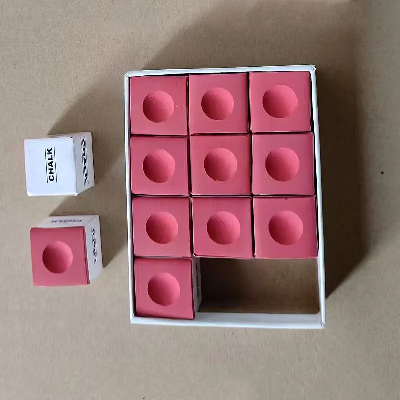 

billiard supplies,23mm Billiards chocolate powder, used for wiping billiard club heads, 12 pieces per box, four colors to choose