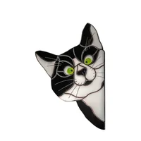 Cat Peeping Glass Window Self-adhesive Stickers Waterproof Moisture-proof Glass Film, Bedroom Living Room Car Window Decoration 6
