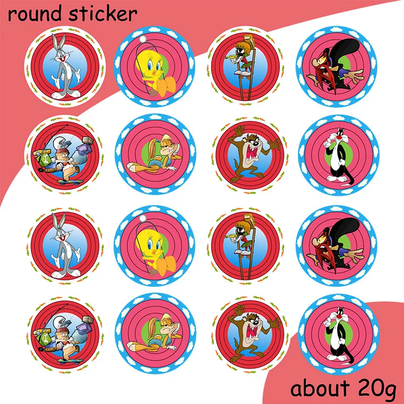 Looney Tunes Theme Birthday party decortaions Disposable Tableware Set Paper Plate Cups Sticker Straws Party Supplies Napkins