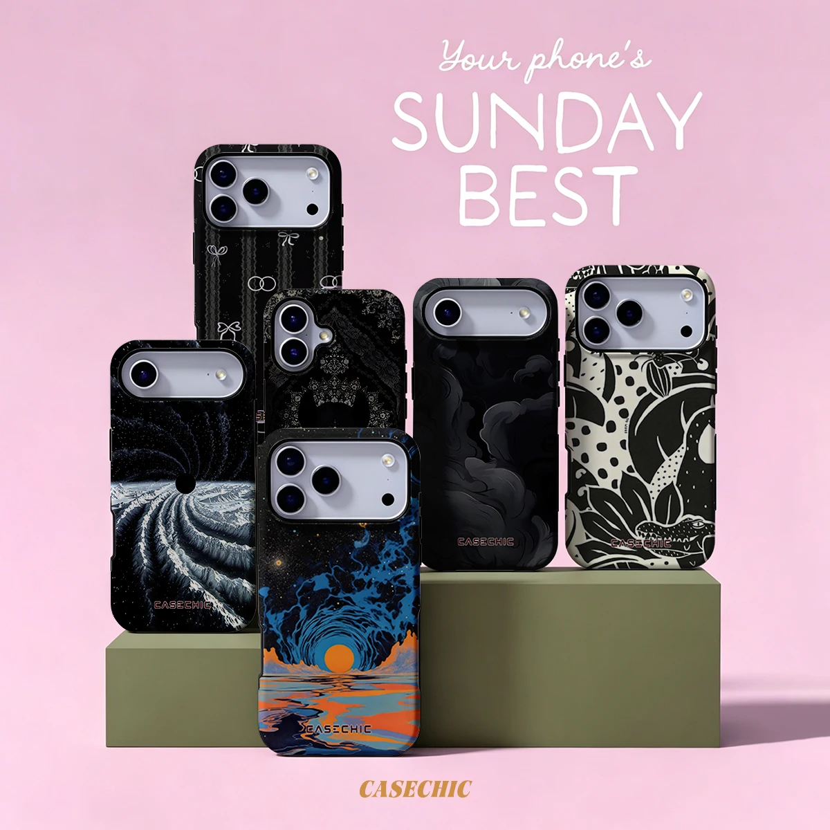 Black Hole Sunset For Samsung Galaxy S26 Ultra A56 Exquisitely Pattern Double Protective Phone Cover Cases CaseChic
