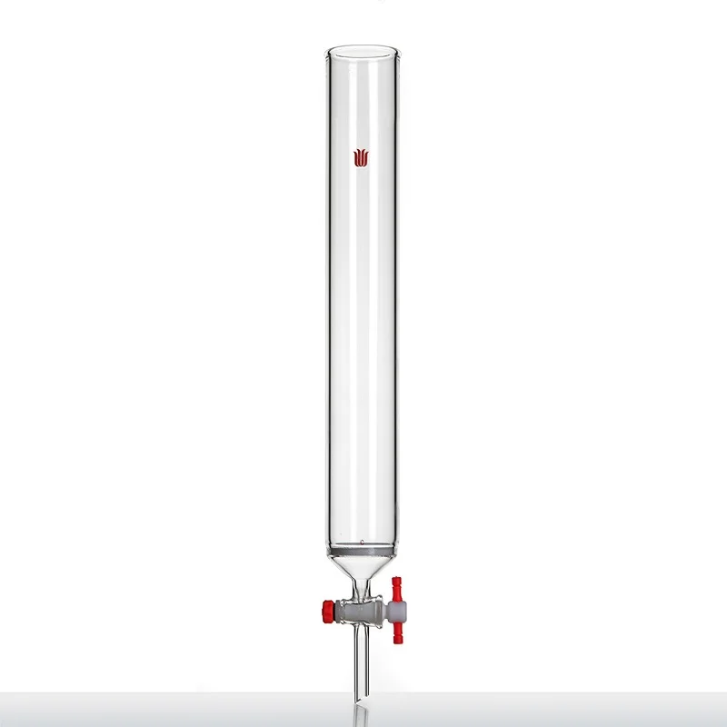 

SYNTHWARE хроматографическая колонка с клапаном PTFE, Пескоструйный сердечник G2, клапан диафрагмы 2 мм, боросиликатное стекло, C36