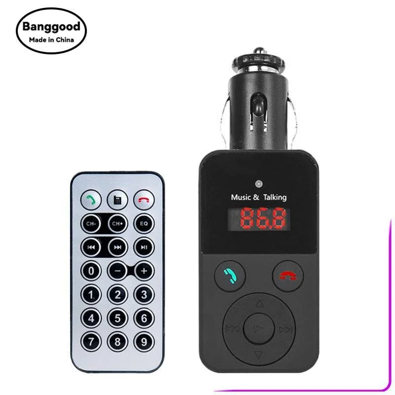 Cost-effective Model 302E Car Mp3 Card Bluetooth Mp3 Player Phone Hands-free with Remote Control