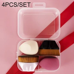 4pcs/set Foundation Brush Make Up Sponge High Quality Professional Makeup Brushes Cosmetics Foundation Makeup Brush Sponge Set