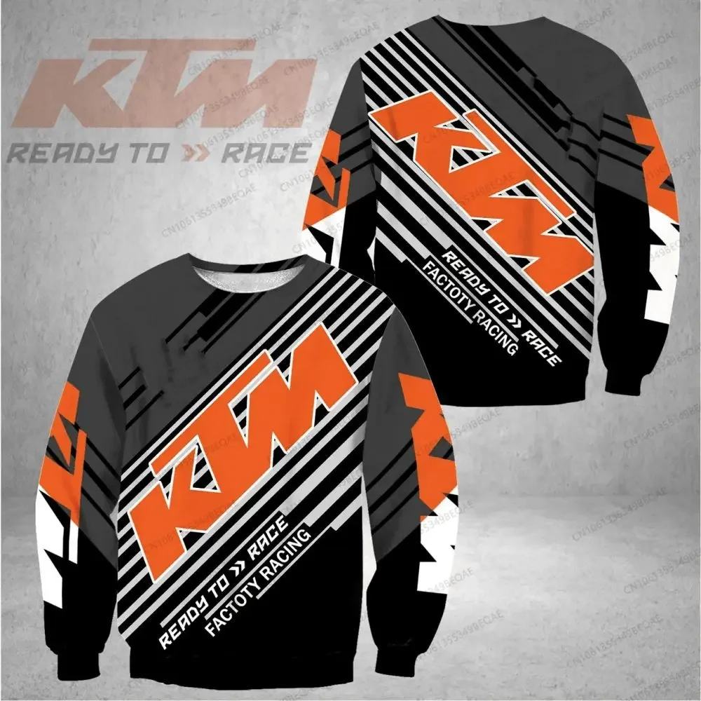 2026 KTM دراجة نارية جيرسي رجل البلوز الدافئة حجم كبير ملابس رياضية في الهواء الطلق للجنسين الدراجات سترة سباق طاقم الرقبة