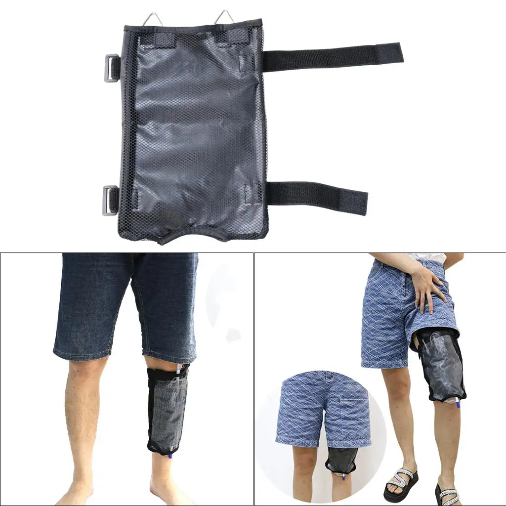 2000 مللي كيس تصريف البول أكسفورد القماش قابل للتعديل الكتف حزام معلق دائم القسطرة استقرار جهاز سلس البول عدة