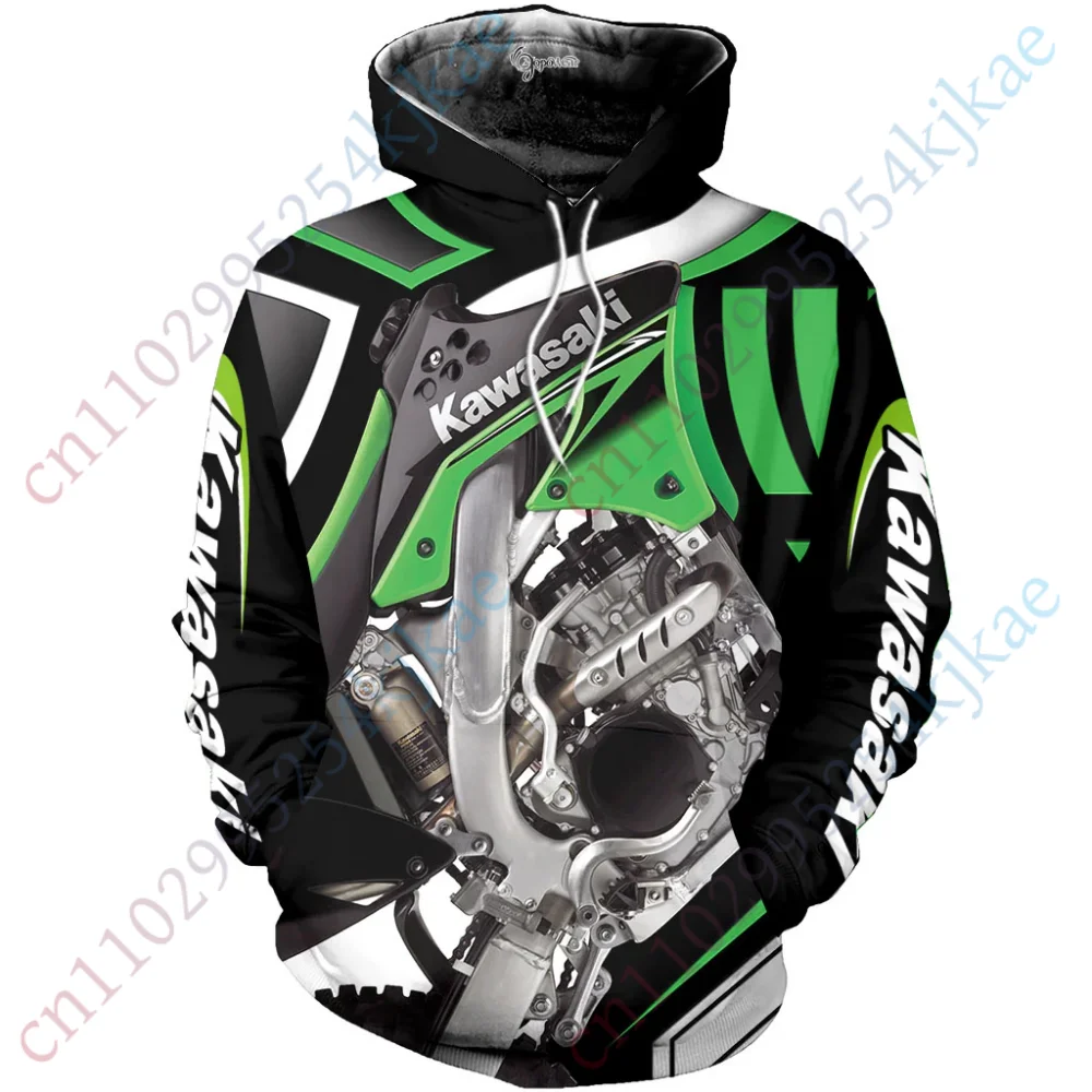 

Новая мужская толстовка Kawasaki, мотоциклетная мужская одежда, толстовка в стиле аниме, уличная одежда с длинными рукавами, повседневный спортивный топ унисекс в стиле Харадзюку