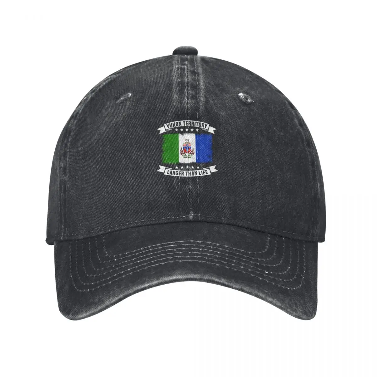 Yukon Territory Flag and Province Slogan - Vintage Baseball Cap Dropshipping Cosplay Trucker Hat Golf Cap Caps Women Men's