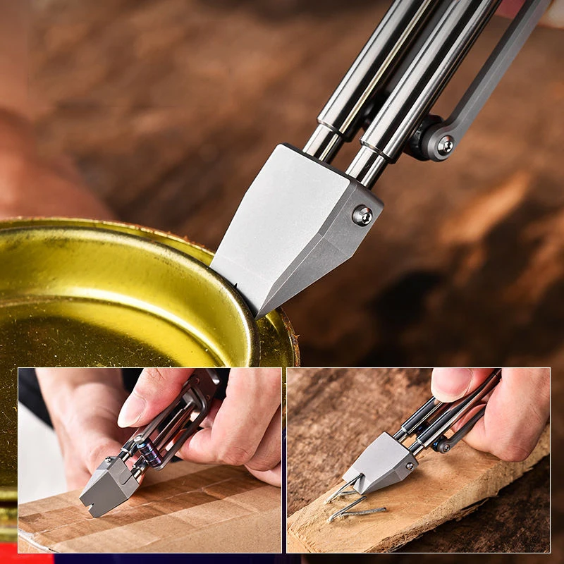 Outdoor Portable EDC Titanium Alloy Pry Bar Finger Pulley Toy Creative Multifunctional Keychain Tool