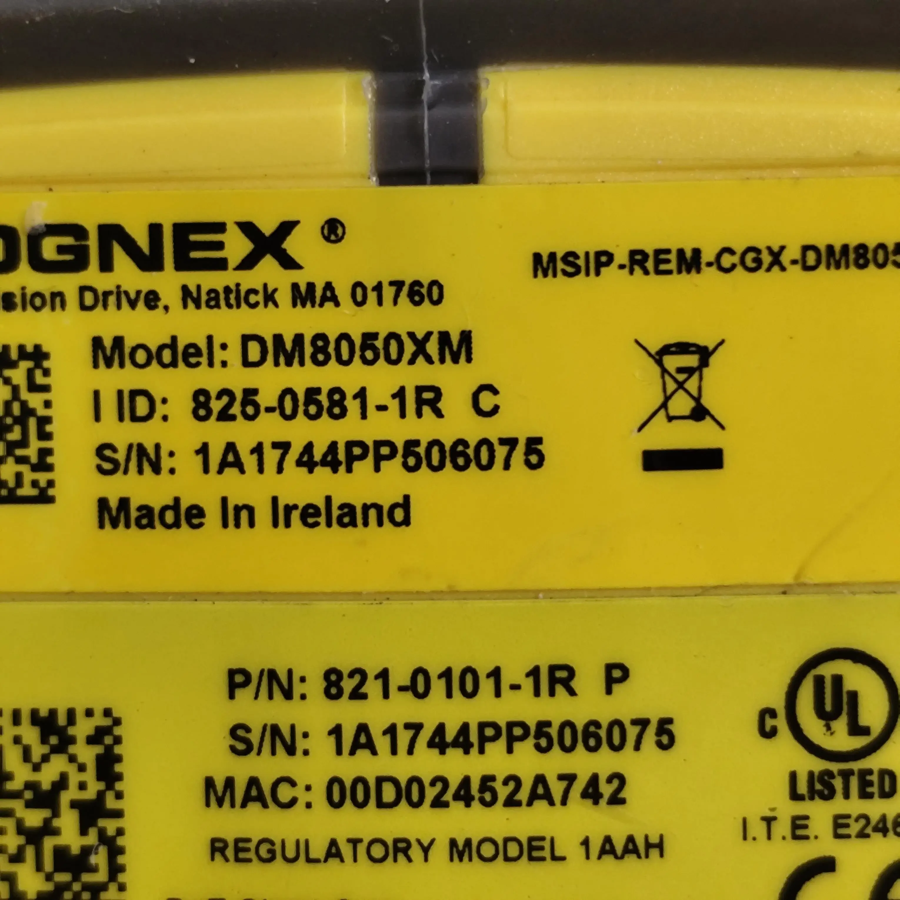 * Spot * Promotional Cognex DM8050XM Handheld Scanner, Original And Genuine, Normal Function Will Be Sent On The Same Day.