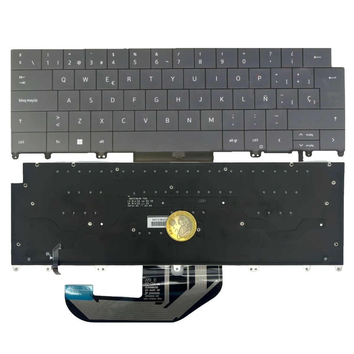 

Испанская клавиатура с подсветкой 9320 для DELL XPS 9320 XPS 13 Plus 9320
