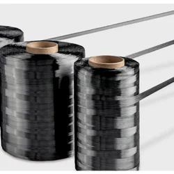 Hilo de fibra de carbono para remolque, 1K, 3K, 6K, 12K, 24K, 48K, 30M