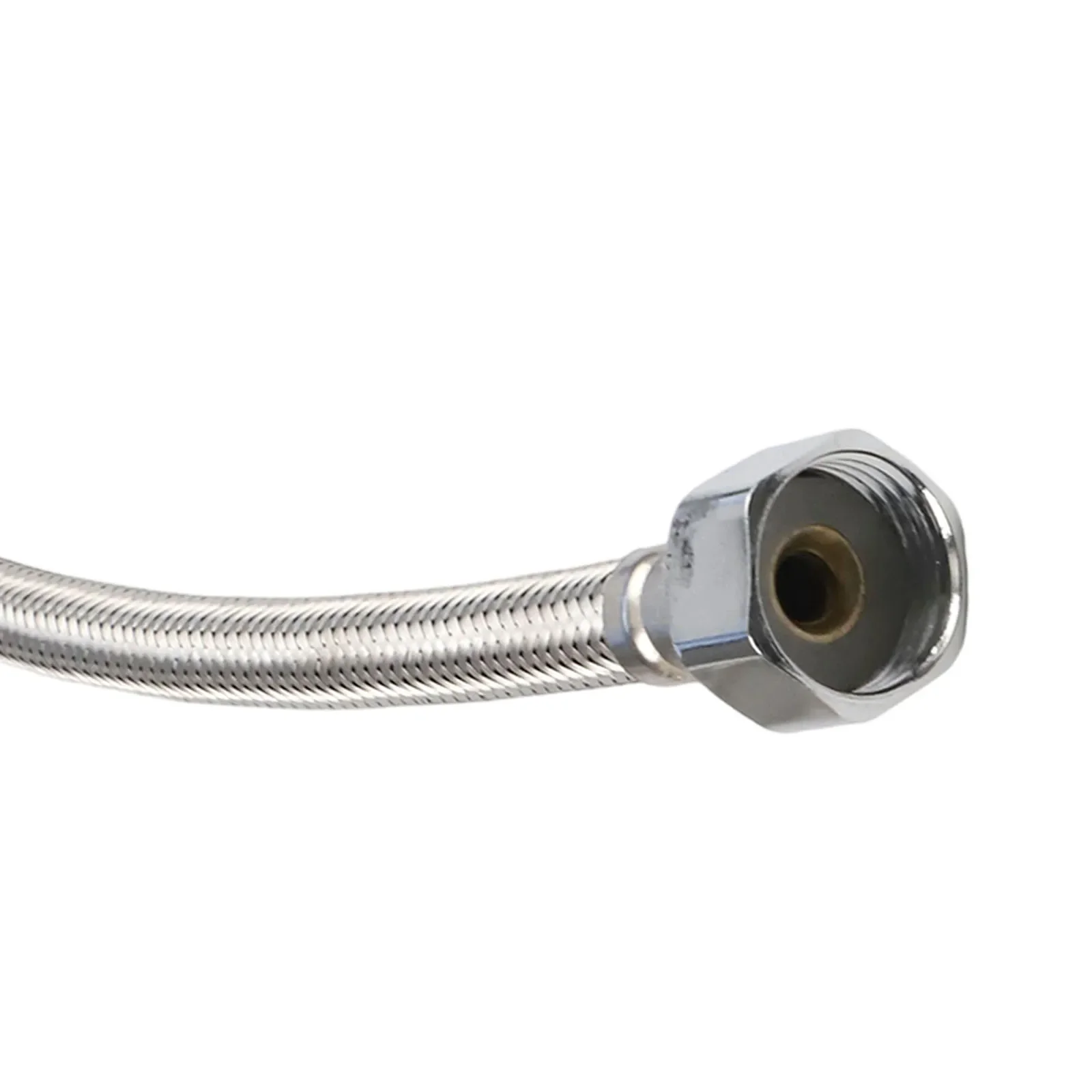 4-point stainless steel metal hose inlet braided pipe, temperature and pressure resistant toilet water heater inlet pipe