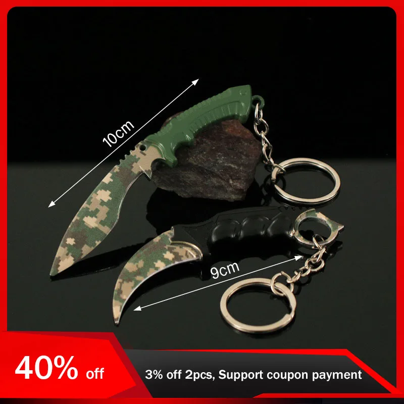 10cm Mini Claw Knife Toy Model Boreal Forest Nepal Keychain Alloy Weapon Pendant Accessories Game Peripherals Cos Prop Gifts