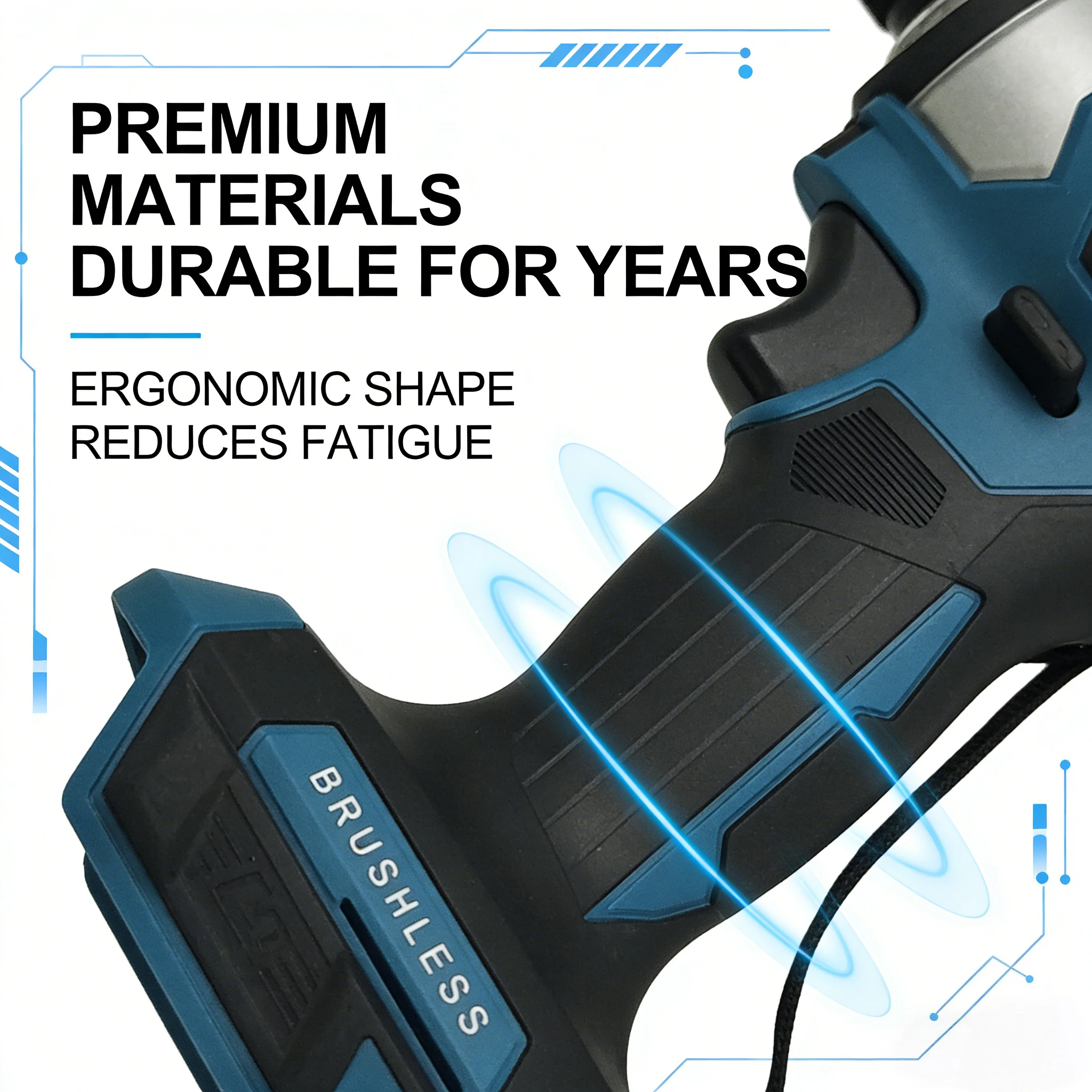 FAAOTU 18V Brushless Impact Driver DTD173/DTD172/DTD171,180Nm,T1/T2 Mode LED,Electric Screwdriver Wood & Bolts