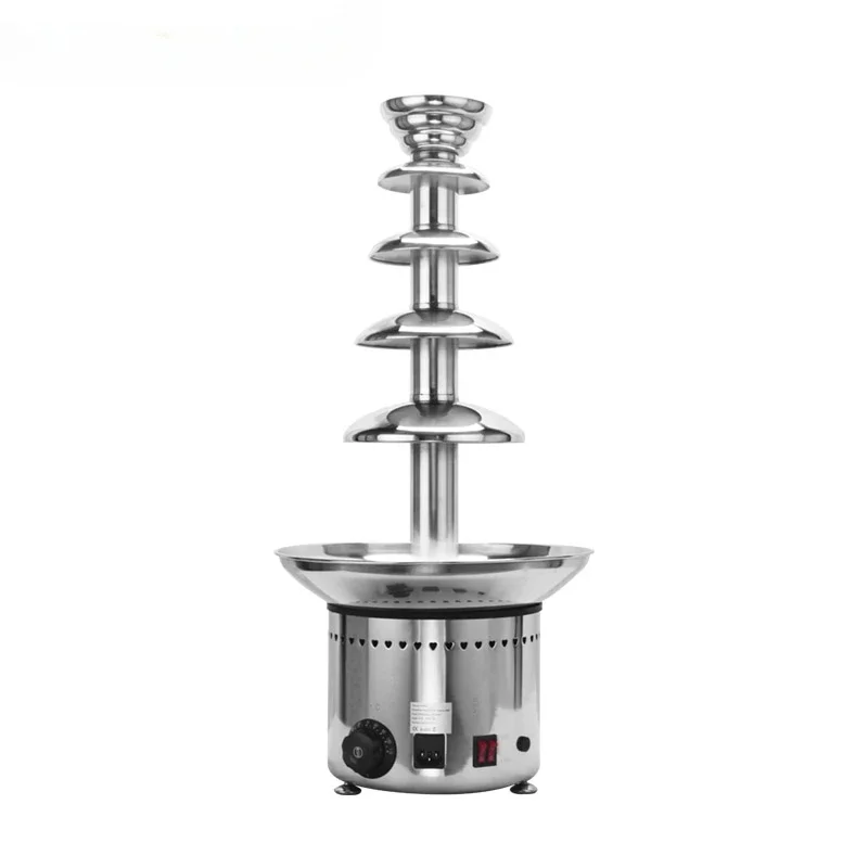 5 Layer Chocolate Fountain Machine Commercial Hot Pot Hotel Buffet Fountain Machine Waterfall Rotating Sprinkler Machine