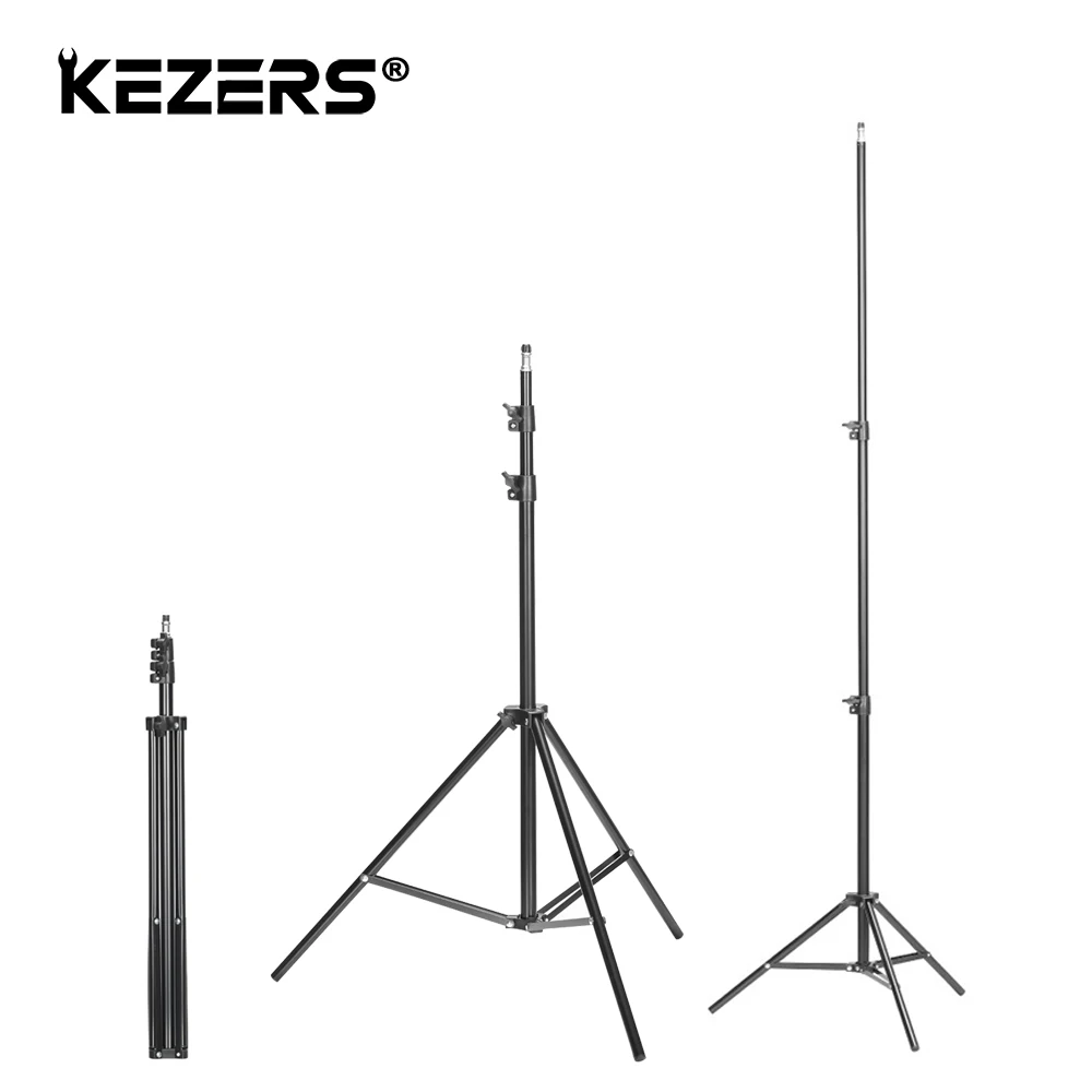 KEZERS 1.6M Metal Laser Level Tripod 1/4