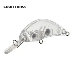 Countbass 10Pcs Blank Hard Lures, Sinking Crankbait 40mm/1.6