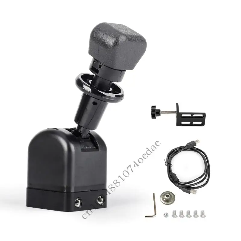 

0XXC USB Handbrake for PC Racing Games ETS2 High Precise Plugs and Play Design