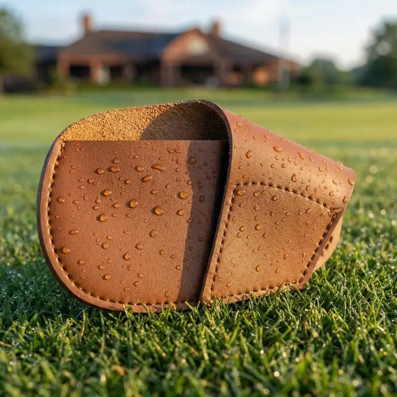 @*Golf Club Iron Head Cover PU Leather Durable Numbered Head Protector for Practice and Competition