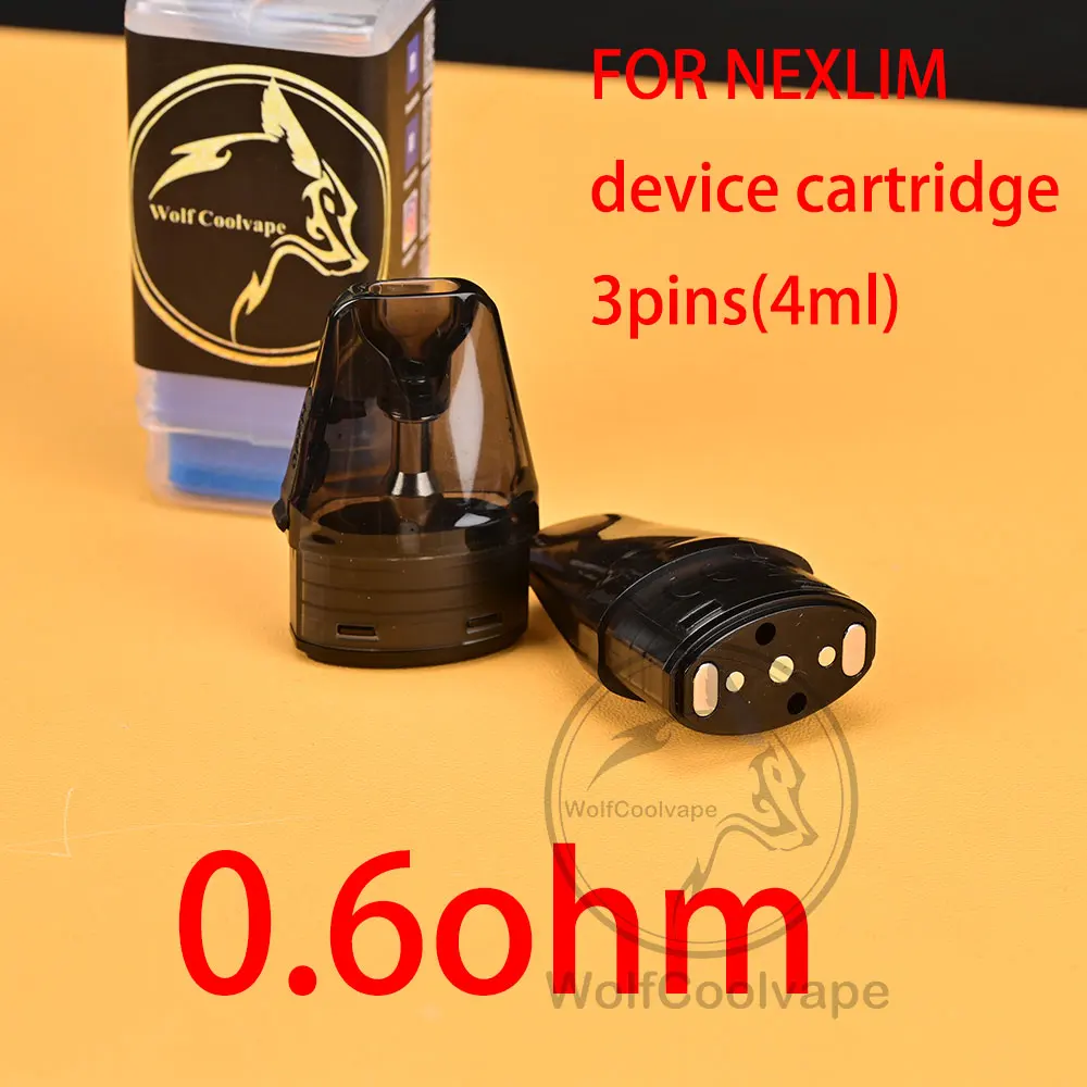5pcs Replacement Cartridge Xlim/NeXlim Pod 2/3/4ml Top Fill Xlim V2 0.6/0.8ohm for OXVA Xlim/NeXlim Series,Pro,SE,SQ,GO,PRO2