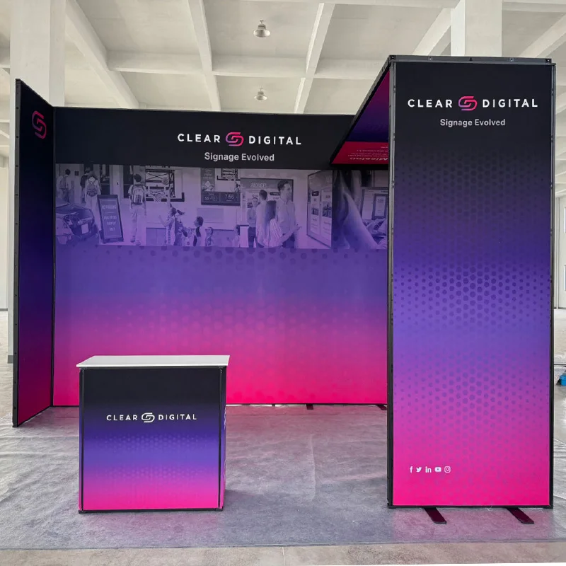 Cabine d'exposition modulaire personnalisée, 3.6m de hauteur, 20x20 6x6m, assemblage facile, exposition d'événements, île, stand d'exposition commerciale avec rangement