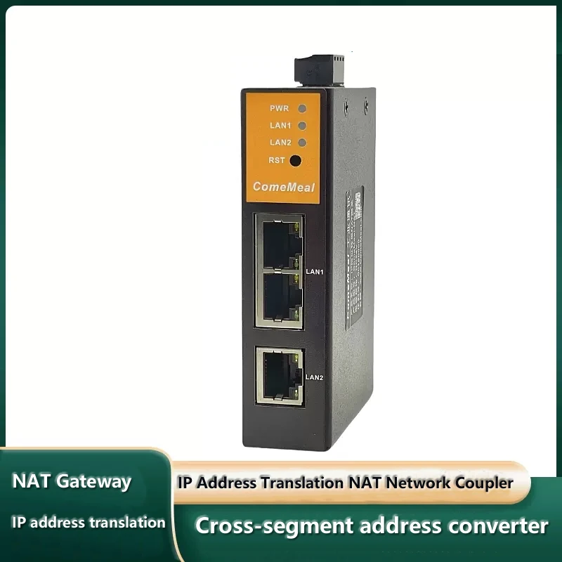 

PLC Cross Network IP Address Converter NAT Network Coupler ComeMean NAT Gateway