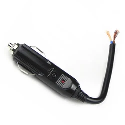 1PCS High Quality 12V 24V Auto 20A Male Car Cigarette Lighter LED Socket Plug Connector Adapter