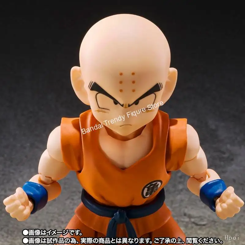 Bandai Shf Dragon Ball Anime Robot Son Goku's Old Friend Kuririn Action Figure Spirits Limited Edition Collection Display Gift view 3