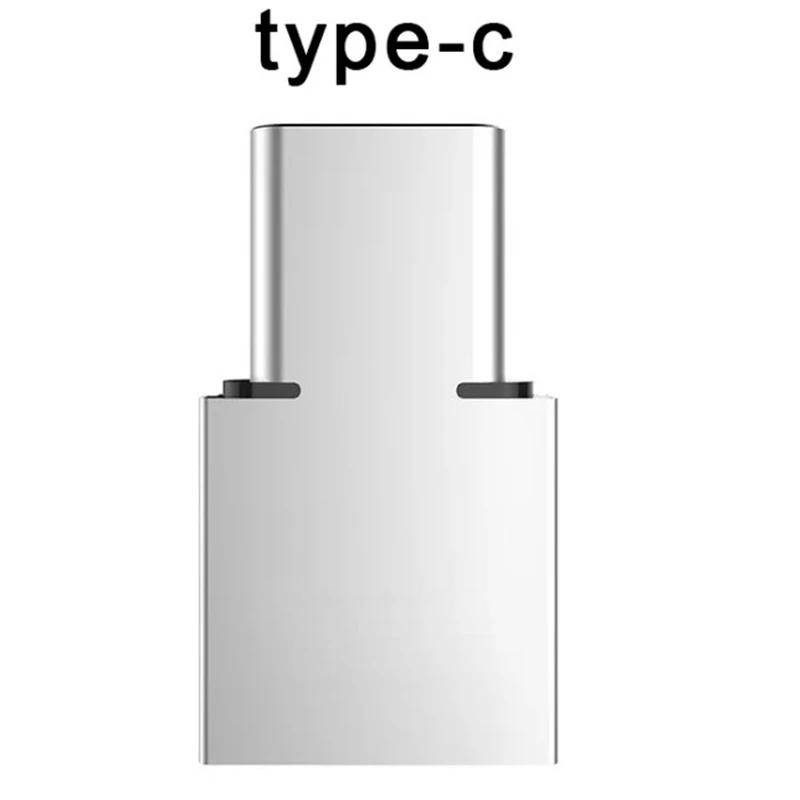 Tipo C para USB OTG Conector Adaptador, USB-C 3.1, Suportes para Smartphone Ativado, USB Flash Drive, 10pcs