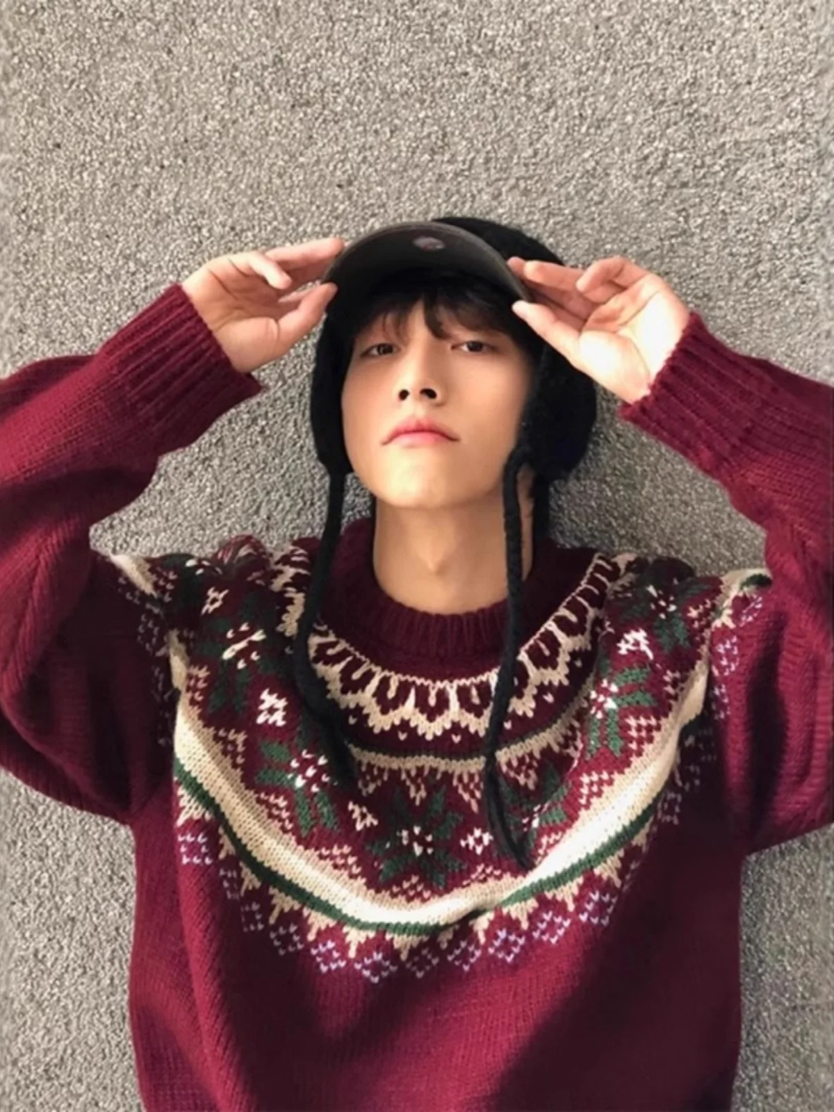 

Cisas Lazy Retro Knitted Sweater round Ne Tassel M Fem Autumn Winter High Sensation Casual Wear American Leisure ...